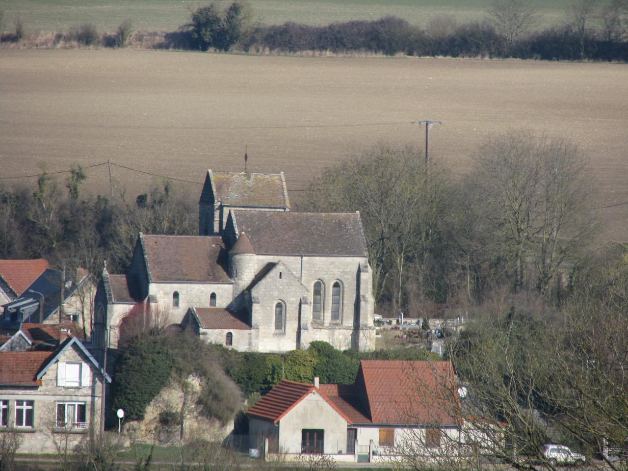 Cuissy-et-Gény (Aisne) Eglise Saint Pierre en 2009