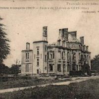 Cuts oise cpa le chateau apres 1914 1918