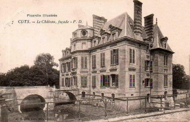 Cuts oise cpa le chateau avant 1914