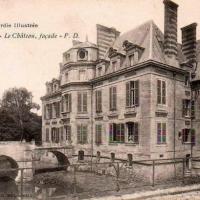 Cuts oise cpa le chateau avant 1914