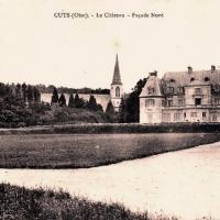 Cuts oise cpa le chateau avant 1914 