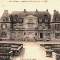 Cuts oise cpa le chateau avant 1915