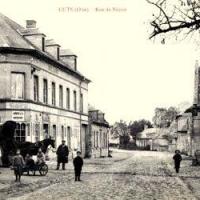 Cuts oise cpa rue de noyon 