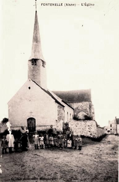 Dhuys et morin en brie 02 fontenelle en brie l eglise cpa