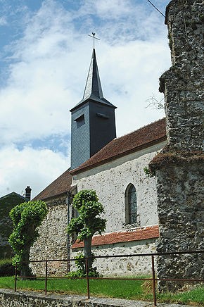 Dhuys et morin en brie 02 fontenelle en brie l eglise st thibaud en 2006