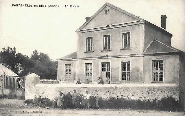 Dhuys et morin en brie 02 fontenelle en brie la mairie cpa