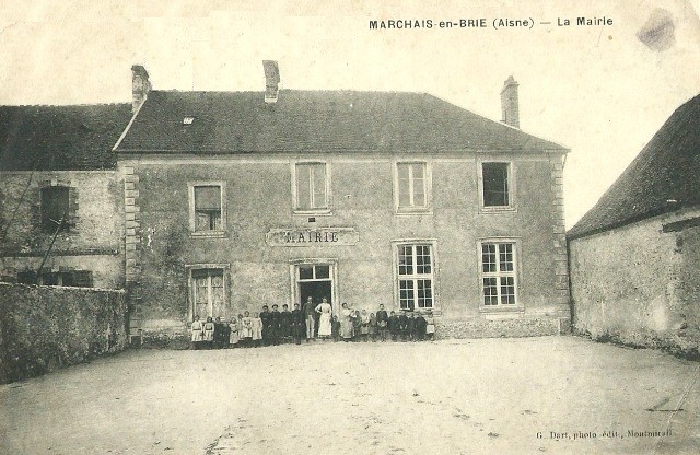 Dhuys et morin en brie 02 marchais en brie la mairie cpa