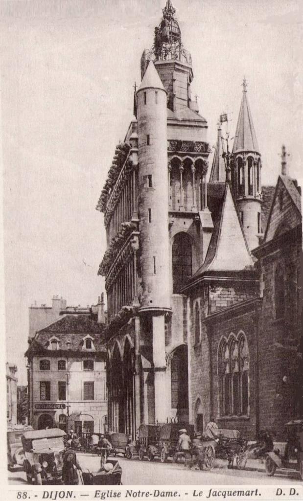 Dijon (Côte d'Or) L'église Notre-Dame CPA