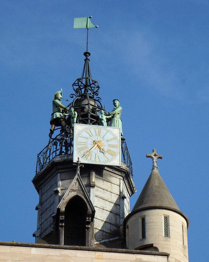 Dijon (Côte d'Or) L'église Notre-Dame, le Jacquemart