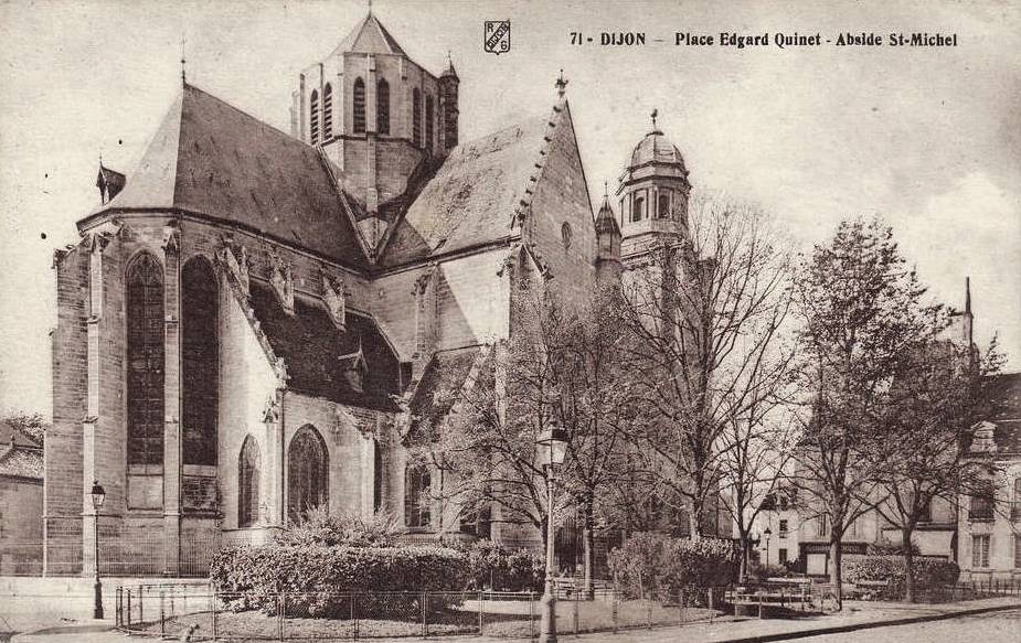 Dijon (Côte d'Or) L'église Saint-Michel CPA