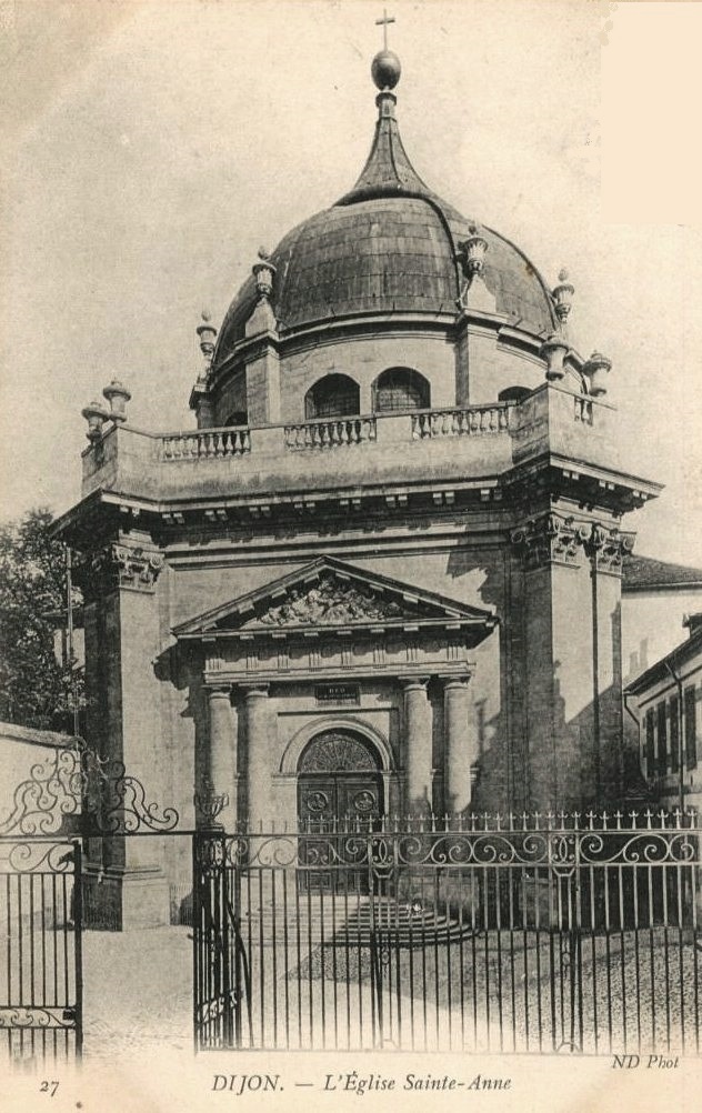 Dijon (Côte d'Or) L'église Sainte-Anne CPA