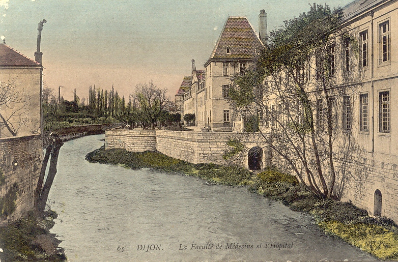 Dijon (Côte d'Or) L'Hôpital et la Faculté de Médecine CPA