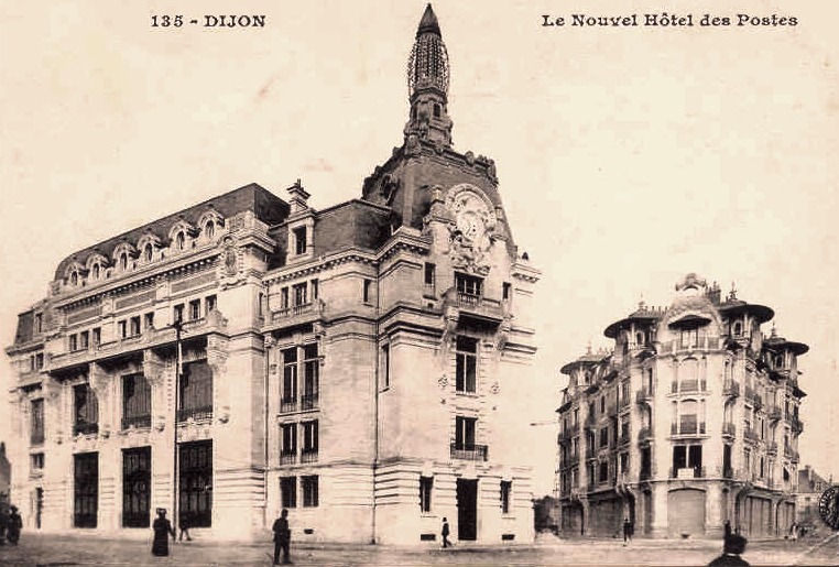 Dijon (Côte d'Or) L'Hôtel des Postes CPA