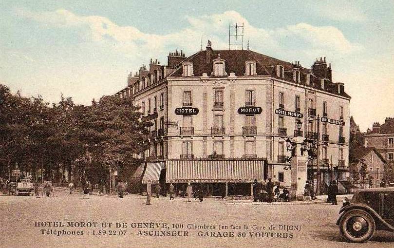 Dijon (Côte d'Or) L'Hôtel Morot et de Genève CPA