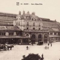 Dijon (Côte d'Or) La Gare Dijon-ville CPA