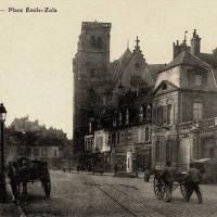 Dijon (Côte d'Or) La place Emile Zola CPA