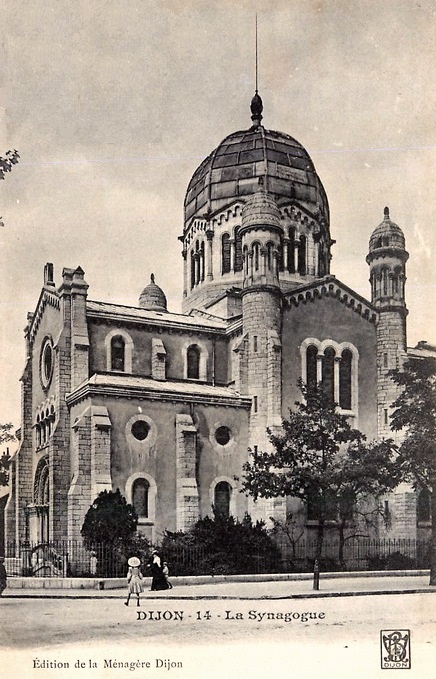 Dijon (Côte d'Or) La Synagogue CPA