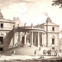 Dijon (Côte d'Or) Le château de Montmusard en 1795, gravure