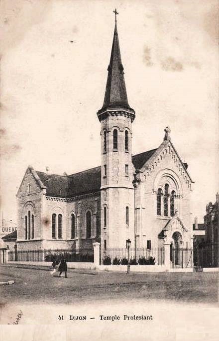 Dijon (Côte d'Or) Le Temple protestant CPA