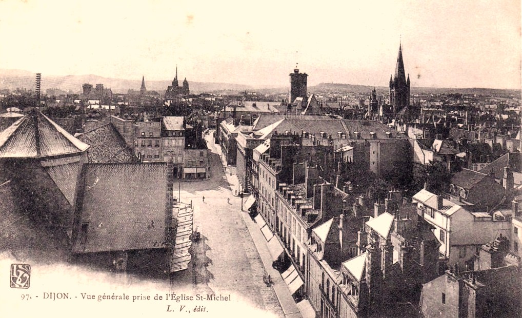 Dijon (Côte d'Or) Vue générale CPA