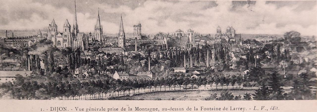 Dijon (Côte d'Or) Vue générale en 1907 CPA