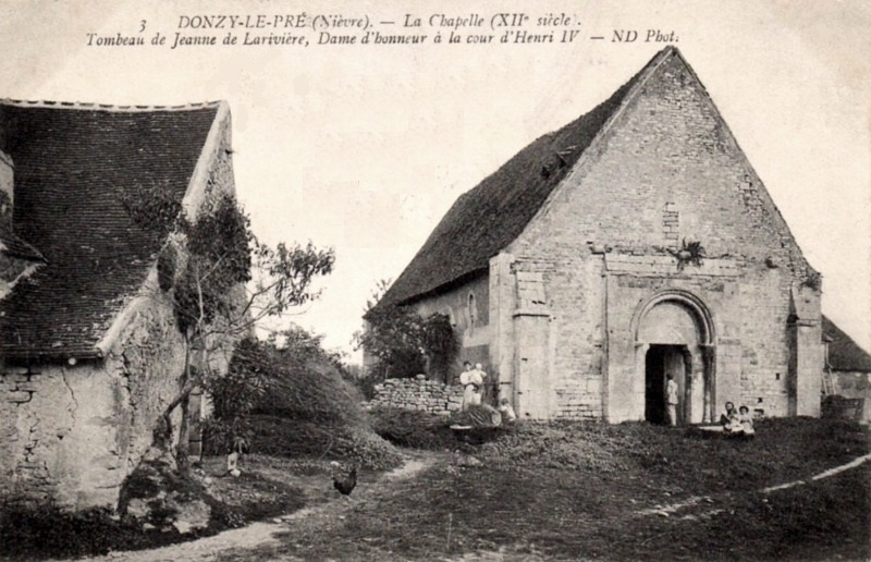 Donzy (Nièvre) La chapelle Saint-Martin-du-Pré CPA