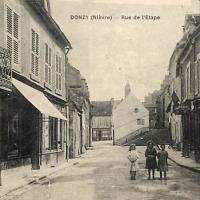 La rue de l'Etape CPA