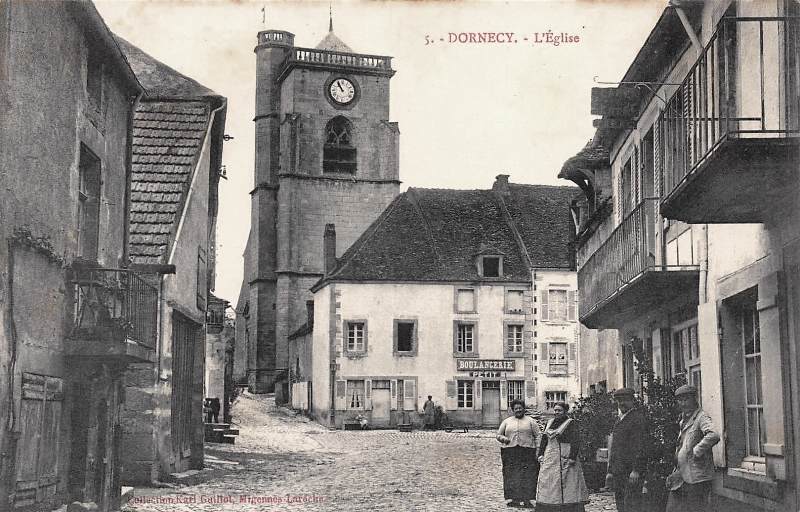 Dornecy (Nièvre) L'église Saint Martin CPA