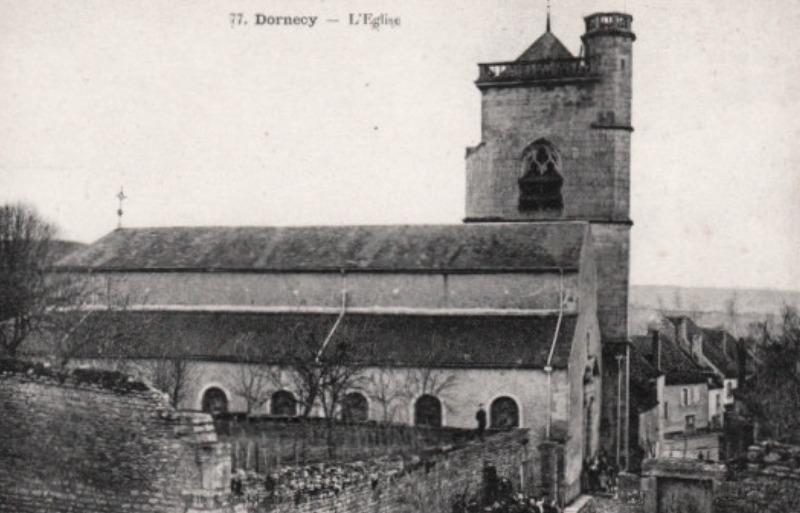 Dornecy (Nièvre) L'église Saint Martin CPA