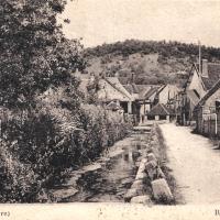 Dornecy (Nièvre) La rue des Fontaines CPA