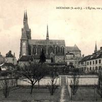Dourdan essonne l eglise cpa
