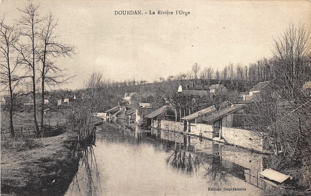 Dourdan essonne l orge et les lavoirs cpa