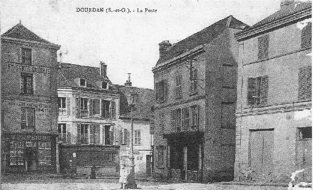 Dourdan essonne la poste cpa