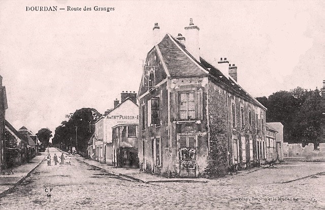 Dourdan essonne la route des granges cpa