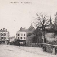 Dourdan essonne la rue de chartres cpa