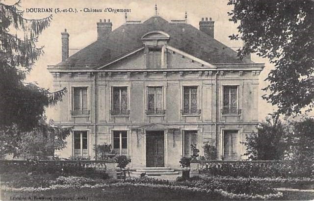 Dourdan essonne le chateau d orgement cpa