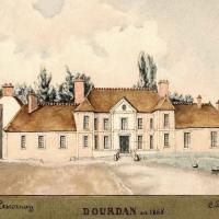 Dourdan essonne le chateau d orgement gravure