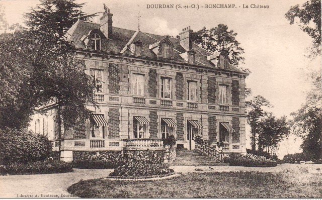 Dourdan essonne le chateau de bonchamp cpa