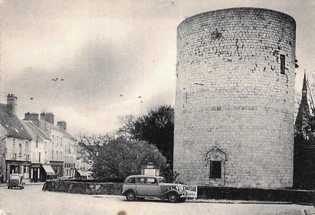 Dourdan essonne le chateau la grosse tour cpa