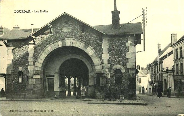 Dourdan essonne les halles cpa