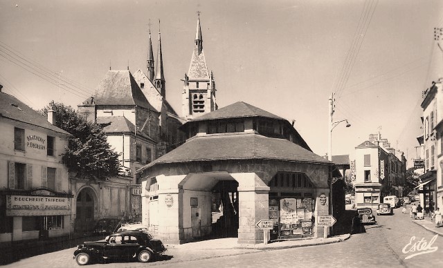 Dourdan essonne les halles cpa