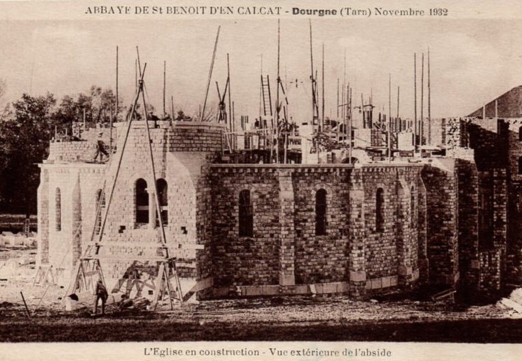 Dourgne (Tarn) CPA Abbaye Saint Benoit d'En-Calcat, 1932