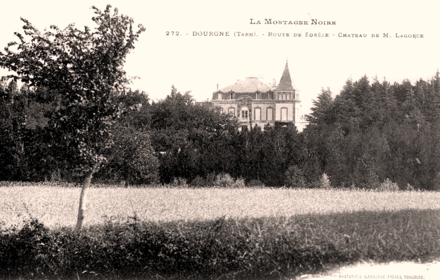 Dourgne (Tarn) CPA château de M. Lagorce