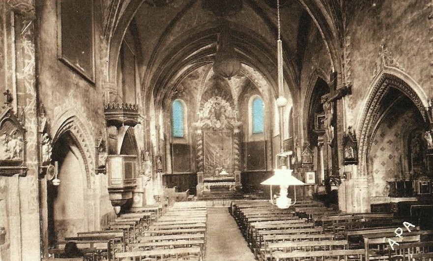 Dourgne (Tarn) CPA Eglise Saint Stapin