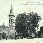 Dourgne (Tarn) CPA place de l'église