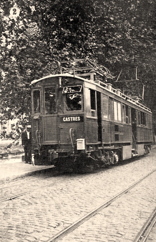 Dourgne (Tarn) CPA Train électrique