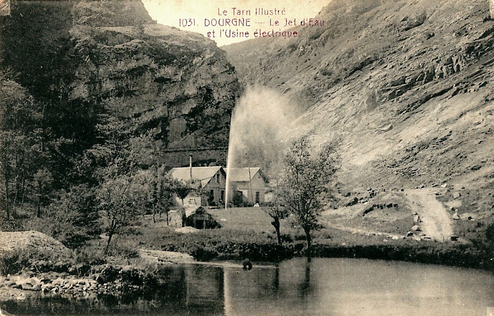 Dourgne (Tarn) CPA Usine électrique