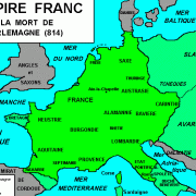 L'Empire de Charlemagne en 814
