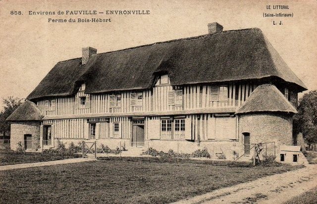 Envronville seine maritime la ferme de bois-hebert cpa