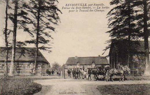 Envronville seine maritime la ferme de bois-hebert cpa